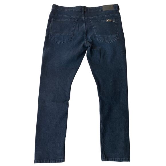 Buffalo David Bitton Max-x Skinny Stretch Jeans Men 34x30 Dark Wash Denim NWT - Picture 2 of 8